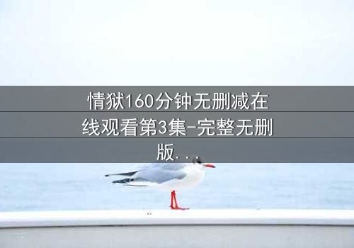 情狱160分钟无删减在线观看第3集-完整无删版 - 人性与欲望的极限考验