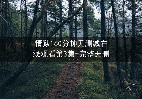 情狱160分钟无删减在线观看第3集-完整无删 - 人性与欲望的极限考验