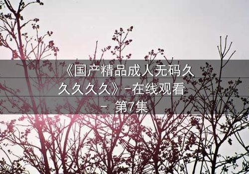 《国产精品成人无码久久久久久》-在线观看 - 第7集