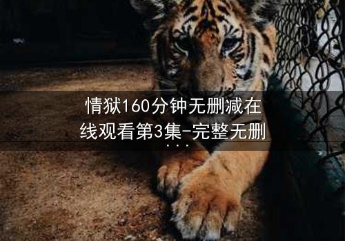 情狱160分钟无删减在线观看第3集-完整无删 - 爱与恨的极限拉扯,你敢直面吗?