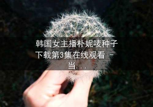 韩国女主播朴妮唛种子下载第3集在线观看 - 当直播镜头背后的秘密被揭开