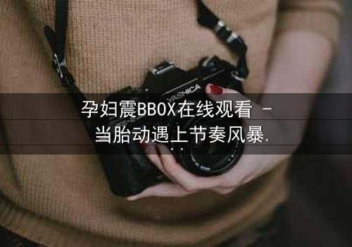 孕妇震BBOX在线观看 - 当胎动遇上节奏风暴,她如何用生命谱写最强音?