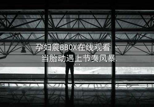 孕妇震BBOX在线观看 - 当胎动遇上节奏风暴,她如何用生命谱写最强音?