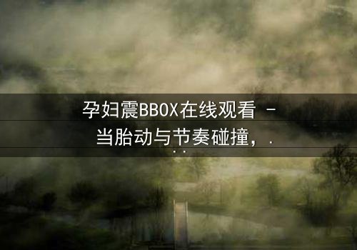 孕妇震BBOX在线观看 - 当胎动与节奏碰撞,她如何用生命谱写最疯狂的旋律?
