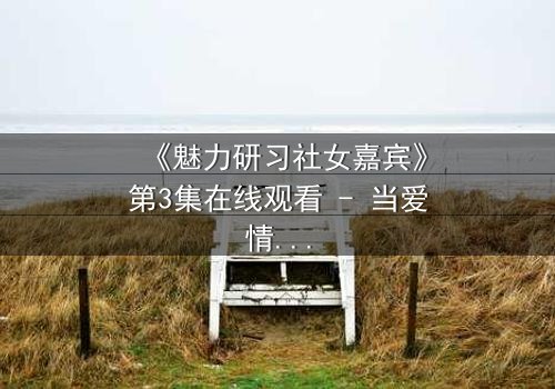 《魅力研习社女嘉宾》第3集在线观看 - 当爱情与野心碰撞,谁将主宰命运?