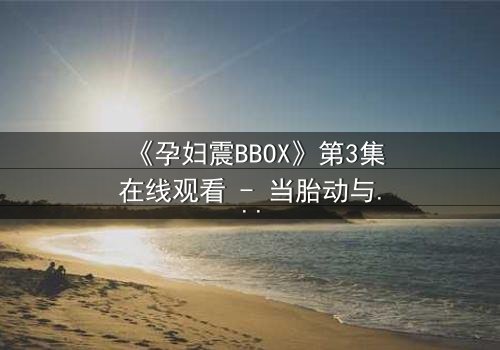 《孕妇震BBOX》第3集在线观看 - 当胎动与节奏共振,禁忌之舞引爆生死迷局