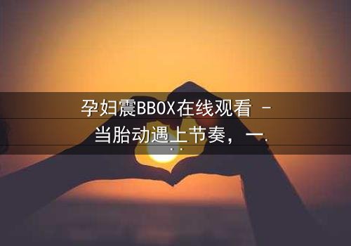 孕妇震BBOX在线观看 - 当胎动遇上节奏,一场生死对决悄然上演