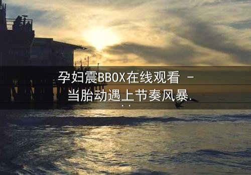 孕妇震BBOX在线观看 - 当胎动遇上节奏风暴,她如何用身体谱写生命狂想曲?