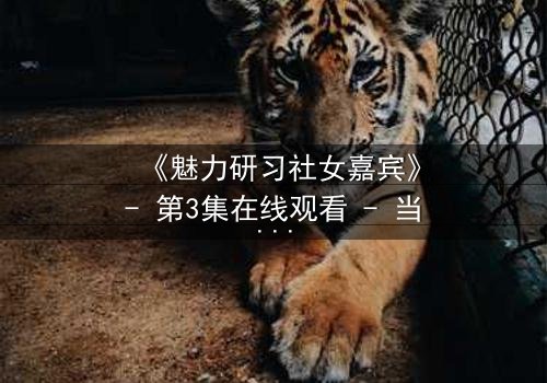 《魅力研习社女嘉宾》- 第3集在线观看 - 当爱情与野心在镜头前激烈碰撞