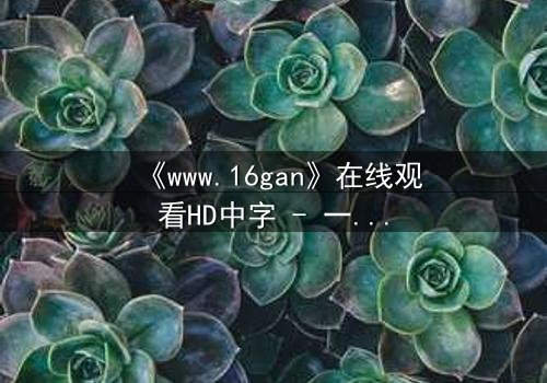 《www.16gan》在线观看HD中字 - 一场背叛与救赎的致命游戏