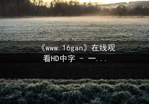 《www.16gan》在线观看HD中字 - 一场欲望与救赎的致命游戏,你敢点开吗?