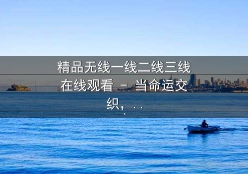 精品无线一线二线三线在线观看 - 当命运交织,谁将主宰这场无声的战争?