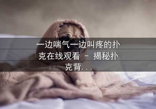 一边喘气一边叫疼的扑克在线观看 - 揭秘扑克背后的致命赌局与人性挣扎