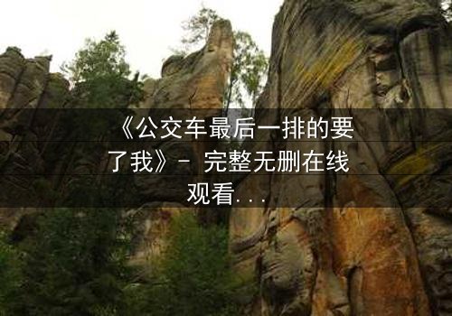 《公交车最后一排的要了我》- 完整无删在线观看 - 当隐秘角落成为命运转折点