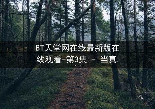 BT天堂网在线最新版在线观看-第3集 - 当真相撕裂,谁将幸存?