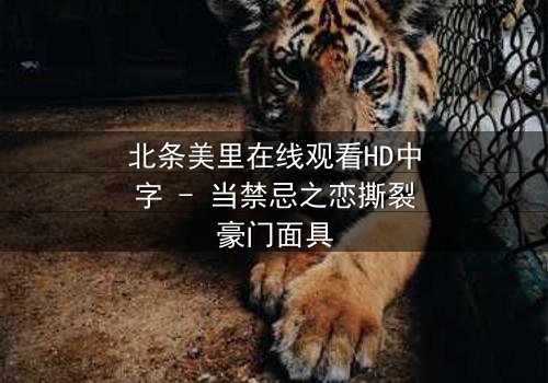 北条美里在线观看HD中字 - 当禁忌之恋撕裂豪门面具