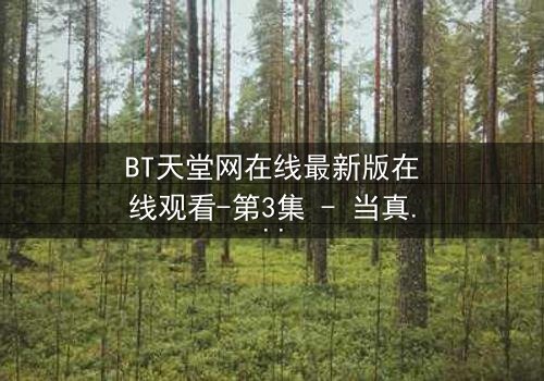 BT天堂网在线最新版在线观看-第3集 - 当真相撕裂,谁还敢点开下一集?