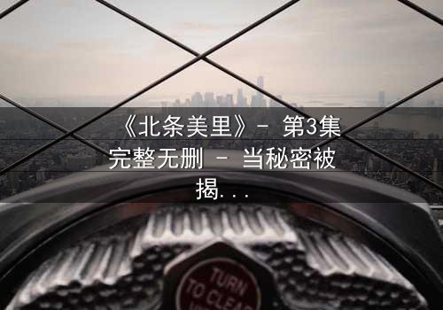 《北条美里》- 第3集完整无删 - 当秘密被揭开,她将如何抉择?