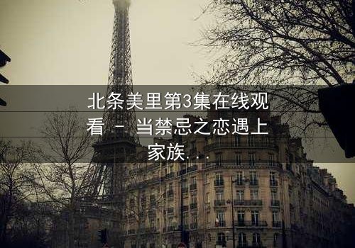 北条美里第3集在线观看 - 当禁忌之恋遇上家族复仇的致命漩涡