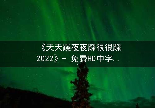 《天天躁夜夜踩很很踩2022》- 免费HD中字 - 第8集完整无删