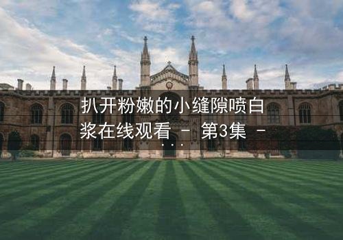 扒开粉嫩的小缝隙喷白浆在线观看 - 第3集 - 一场禁忌之恋的爆发点