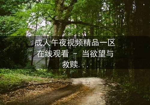 成人午夜视频精品一区在线观看 - 当欲望与救赎在黑暗中碰撞