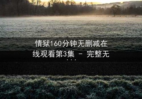 情狱160分钟无删减在线观看第3集 - 完整无删 - 欲望与救赎的极限考验